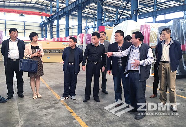 马鞍山市政协副主席魏正平来我公司观赏考查2