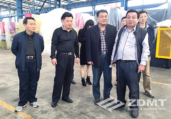 马鞍山市政协副主席魏正平来我公司观赏考查4